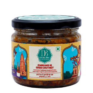 Zimikand Chutney (Suran Ghisi Chutney)