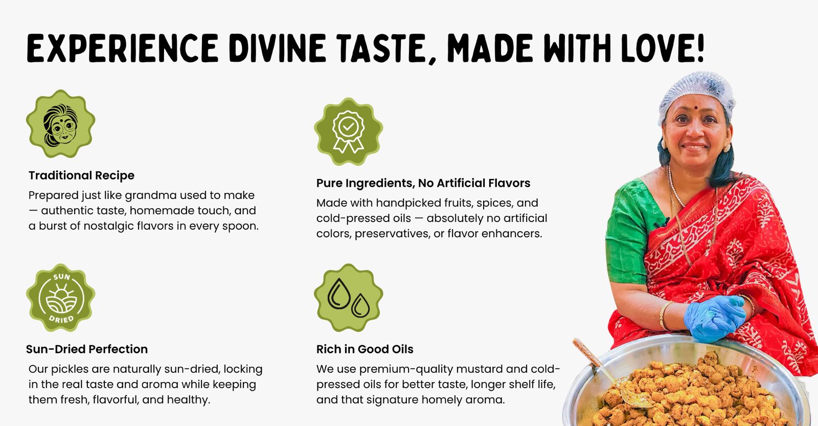 Divine Bite – Organic Pickles & Homemade Healthy Foods | Chemical-Free, Handcrafted Goodness