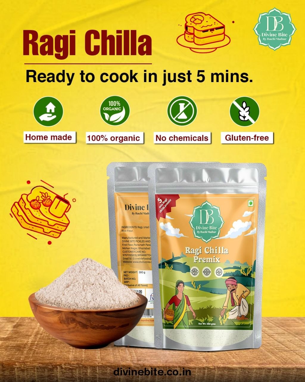 Ragi Chilla Premix
