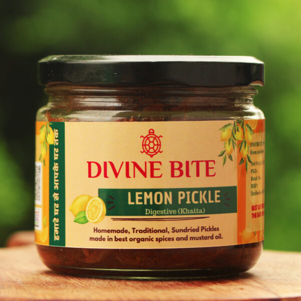 Lemon Pickles by Divine Bite