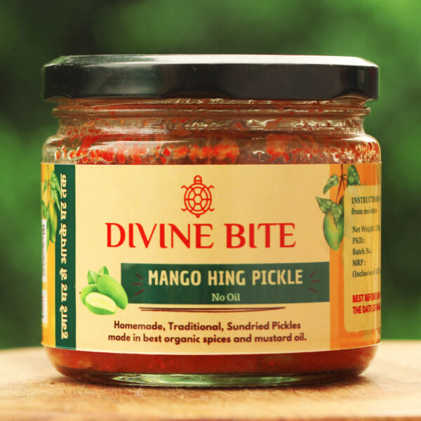 Mango Hing Pickles by Divine Bite