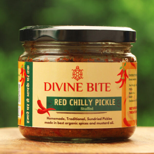 Red Chilly Pickles by Divine Bite